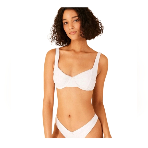 wild fable Other - WILD FABLE Eyelet Underwire Bikini Top And Extra High Leg Eyelet Low-Rise.Size S